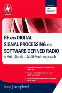 Book cover: RF and Digital Signal Processing for Software-Defined Radio, by Tony J. Rouphael (preview)