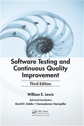 Book cover: Software Testing and Continuous Quality Improvement, by William E. Lewis (preview)