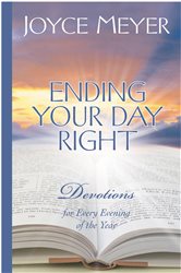 Book cover: Ending Your Day Right, by Joyce Meyer (preview)
