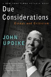 Book cover: Due Considerations, by John Updike (preview)
