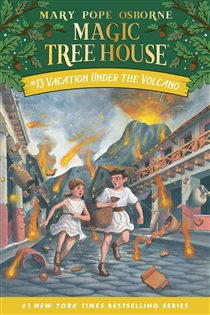 Book cover: Vacation Under the Volcano (Book 13 of Magic Tree House) by Mary Pope Osborne (preview)