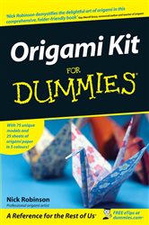 Book cover: Origami Kit For Dummies, by Nick Robinson (preview)