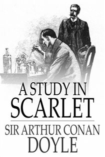 Book cover: A Study in Scarlet, by Sir Arthur Conan Doyle (preview)