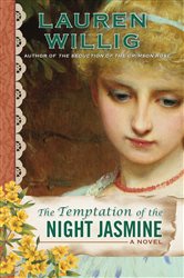 Book cover: The Temptation of the Night Jasmine (Book 5 of Pink Carnation) by Lauren Willig (preview)