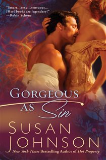 Book cover: Gorgeous As Sin (Book 1 of Bruton Street Bookstore Series) by Susan Johnson (preview)
