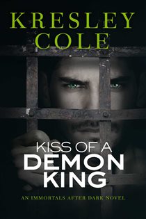 Book cover: Kiss of a Demon King, by Kresley Cole (preview)