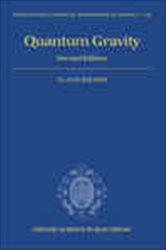 Book cover: Quantum Gravity (Book No. 136 of International Series of Monographs on Physics, No. 136) by Claus Kiefer (preview)