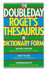 Book cover: The Doubleday Roget's Thesaurus in Dictionary Form, by Sidney L. Landau (preview)