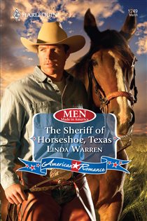 Book cover: The Sheriff of Horseshoe, Texas (Book 55 of Men Made in America) by Linda Warren (preview)