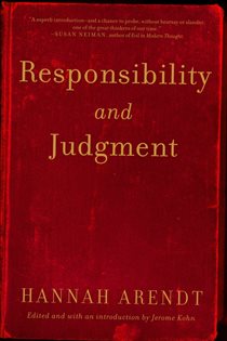 Book cover: Responsibility and Judgment, by Hannah Arendt (preview)