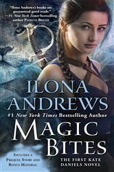 Book cover: Magic Bites (Book 1 of Kate Daniels) by Ilona Andrews (preview)