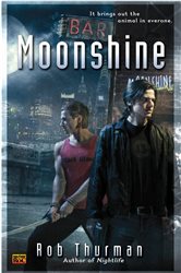 Book cover: Moonshine (Book 2 of Cal Leandros) by Rob Thurman (preview)