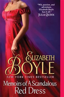 Book cover: Memoirs of a Scandalous Red Dress, by Elizabeth Boyle (preview)
