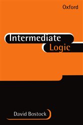 Book cover: Intermediate Logic, by David Bostock (preview)