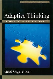 Book cover: Adaptive Thinking, by Gerd Gigerenzer (preview)