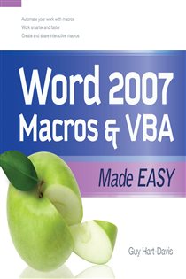 Book cover: Word 2007 Macros & VBA Made Easy, by Guy Hart-Davis (preview)