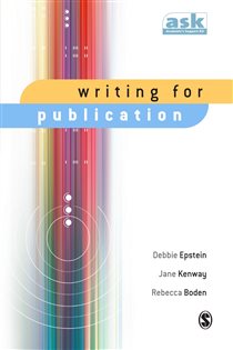 Book cover: Writing for Publication, by Debbie Epstein (preview)