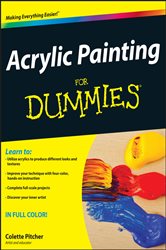 Book cover: Acrylic Painting For Dummies, by Colette Pitcher (preview)