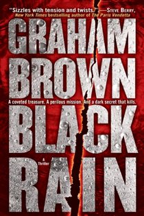 Book cover: Black Rain (Book 1 of Hawker & Laidlaw) by Graham Brown (preview)