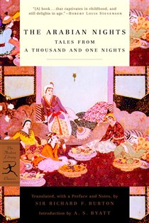 Book cover: The Arabian Nights, translated by Richard Francis Burton (preview)