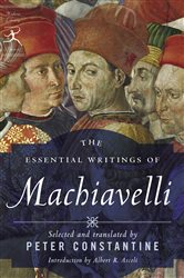Book cover: The Essential Writings of Machiavelli, by Niccolo Machiavelli (preview)