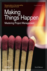 Book cover: Making Things Happen, by Scott Berkun (preview)