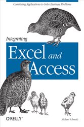 Book cover: Integrating Excel and Access, by Michael Schmalz (preview)