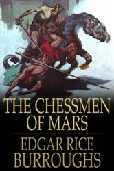 Book cover: The Chessmen of Mars, by Edgar Rice Burroughs (preview)