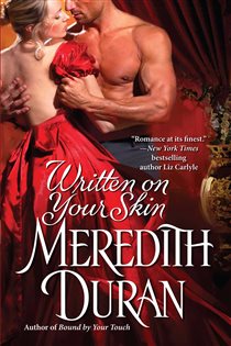 Book cover: Written on Your Skin, by Meredith Duran (preview)