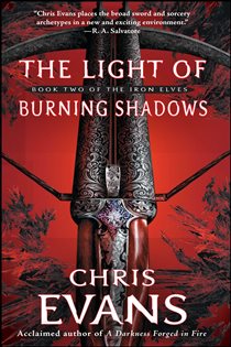 Book cover: The Light of Burning Shadows, by Chris Evans (preview)