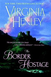 Book cover: The Border Hostage, by Virginia Henley (preview)
