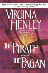 Book cover: The Pirate and the Pagan, by Virginia Henley (preview)