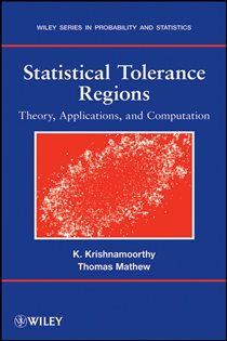 Book cover: Statistical Tolerance Regions, by Kalimuthu Krishnamoorthy (preview)