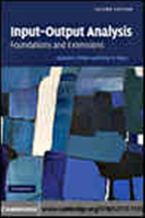 Book cover: Input-Output Analysis, by Ronald E. Miller (preview)