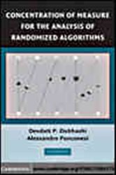 Book cover: Concentration of Measure for the Analysis of Randomized Algorithms, by Devdatt P. Dubhashi (preview)