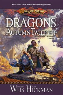 Book cover: Dragons of Autumn Twilight (Book 1 of Chronicles) by Margaret Weis (preview)