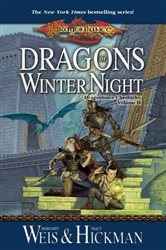 Book cover: Dragons of Winter Night (Book 2 of Chronicles) by Margaret Weis (preview)