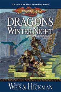 Book cover: Dragons of Winter Night (Book 2 of Chronicles) by Margaret Weis (preview)