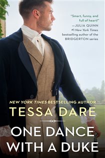 Book cover: One Dance with a Duke (Book 1 of Stud Club Trilogy) by Tessa Dare (preview)