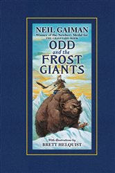 Book cover: Odd and the Frost Giants, by Neil Gaiman (preview)