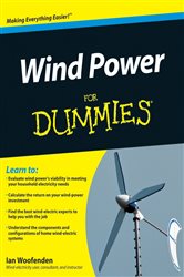 Book cover: Wind Power For Dummies, by Ian Woofenden (preview)