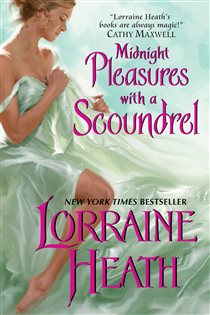 Book cover: Midnight Pleasures With a Scoundrel (Book 4 of Scoundrels of St. James) by Lorraine Heath (preview)