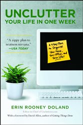 Book cover: Unclutter Your Life in One Week, by Erin Rooney Doland (preview)