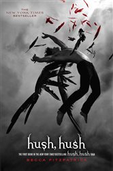 Book cover: Hush, Hush, by Becca Fitzpatrick (preview)