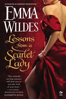 Book cover: Lessons From a Scarlet Lady, by Emma Wildes (preview)