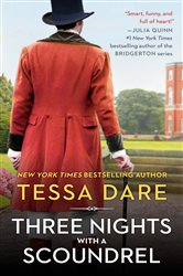 Book cover: Three Nights with a Scoundrel (Book 3 of Stud Club Trilogy) by Tessa Dare (preview)