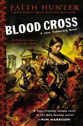 Book cover: Blood Cross (Book 2 of Jane Yellowrock) by Faith Hunter (preview)
