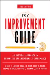 Book cover: The Improvement Guide, by Gerald J. Langley (preview)