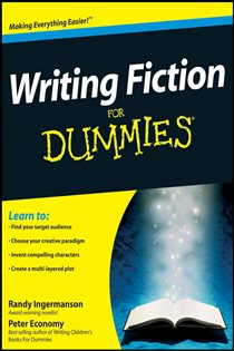 Book cover: Writing Fiction For Dummies, by Randy Ingermanson (preview)