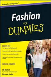 Book cover: Fashion For Dummies, by Jill Martin (preview)